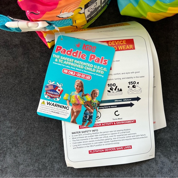 NWT Body Glove Kids' Paddle Pals Type V U.S. Coast Guard-Approved PFD - Picture 6 of 7